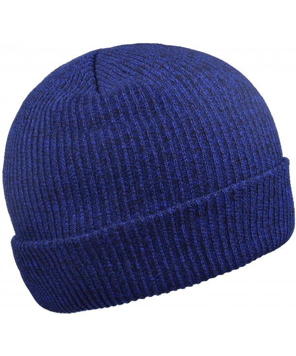 Beanie Hats Stocking Cap Lightweight Knit Hat Warm Beanies for Men and Women - Royal Blue - CN187AI54Z5