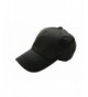 Women's Solid Color Polyester Adjustable Baseball Cap - Black - CH17YX7YR77