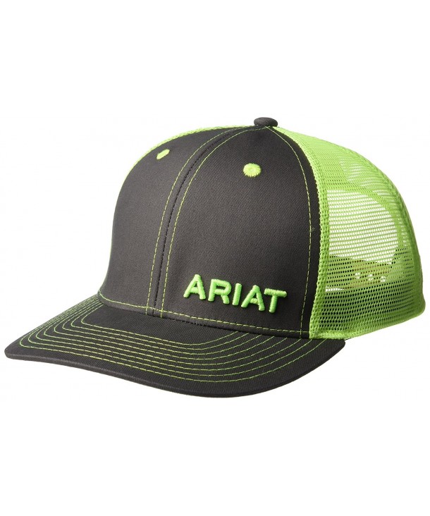 Ariat Men's Mesh Snap Back Hat - Green - CS12NT5J3WI