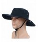 Surblue Wide Brim Cowboy Hat Collapsible Hats Fishing/Golf Hat Sun Block UPF50+ - A Dark Blue - CM12L20T13P