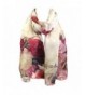 Wrapables Luxurious Charmeuse Rolled Peonies in Fashion Scarves