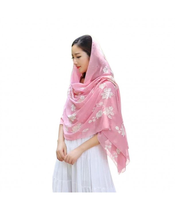 Sunfei Hot Autumn Winter Women National Embroidery Sarong Wrap Shawl Style Scarves - F - CM12LHYCMVT