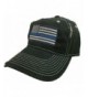 BlvdNorth Thin Blue Line LEO American Flag Hat / cap Black / Grey Distressed - CA12BHH1VKT