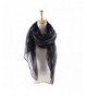 ctshow musical note Print Voile Print Scarf Fashionable Women Scarves shawl - Black - CJ182H24E2M