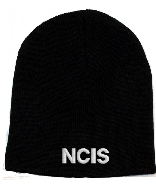 NCIS Logo Embroidered Skull Cap - Black - CI118W0DG35