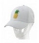 melitop005 Pineapple Dad Hat Baseball Cap Sun Cap Cotten Snapback Adjustable Outdoor Sports Cap - White - CW186W4DNI2