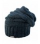 YUTRO Fashion Women's Girl's Winter Slouchy Fleece Lined Wool Ski Beanie Skully Hat 10 COLORS - Navy Blue - C912NA9AL8T