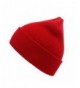NINE BULL Unisex Winter Warm Knitting Hats Daily Slouchy Beanie Hat Skull Cap - Red - CB186GSY82W