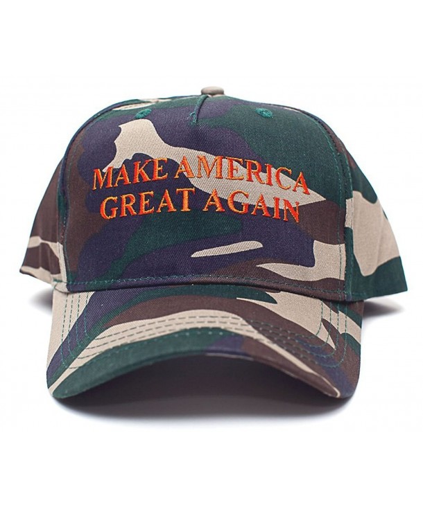 Make America Great Again Embroidered Donald Trump 2016 Unisex Adult Hat Cap Camo - CM12FNNSWF5
