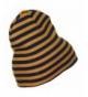 Artex Trendy Striped Beanie Yellow in Men's Skullies & Beanies
