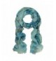 TrendsBlue Premium Soft Viscose Flower Print Scarf - Different Colors Available - Blue - CW110P9LYUD