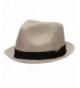 Men's Summer Lightweight Linen Fedora Hat - A NATURAL - CS12GW4A6P7