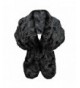 Black Faux Fur Stole Shawl Wrap For Women - CX115GKI8IR