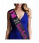 21st Birthday Party Gifts for Her I'm 21 Bitches! Birthday Sash by RhinestoneSash.com - Black (Hot Pink Foil) - C112NU1YGBM