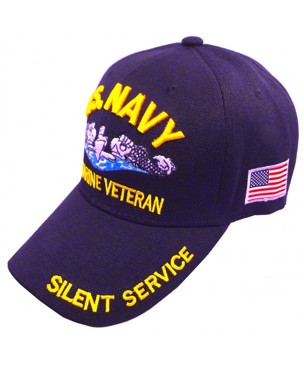 United States Navy Veteran Hat Baseball Cap - Navy Submarine - CF18724UU3D