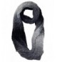 Best Winter Hats Women's Gradient Color Knit Infinity Winter Scarf (One Size) - Black/Gray - CJ11QDRQTRJ