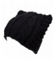 Lawliet Cute Cat Ear Meow Kitty Woman Wool Handmade Knit Cap Beanie Hat A004 - Black - C911N3G5Y01