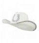Rhinestone Horseshoe Cowboy Hat - White - C711VSWRCEX