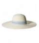 Rampage Women's Sun Hat With Patterned Band and Brim - Ivory - CD12EUVBL9F