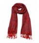 Paisley Jacquard Scarf Women's Fashion Shawl Long Soft Accent Wrap- Red/Multi - CK12MA42CR5