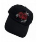 Love Laugh Dad Hats Baseball Cap Rose Embroidered Adjustable Snapback Cotton Unisex - Black - CX187NWRWH6