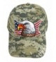 Aesthetinc Patriotic USA American Eagle American Flag Baseball Cap Embroidered - Army Digital Camo - CG126BUYRAR