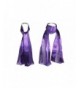 CTM Womens Satin Solid Eggplant in Fashion Scarves