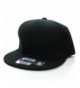 Nice Shades Plain Adjustable Snapback Hats Caps (Many Colors) - Black - CS18646ET0U