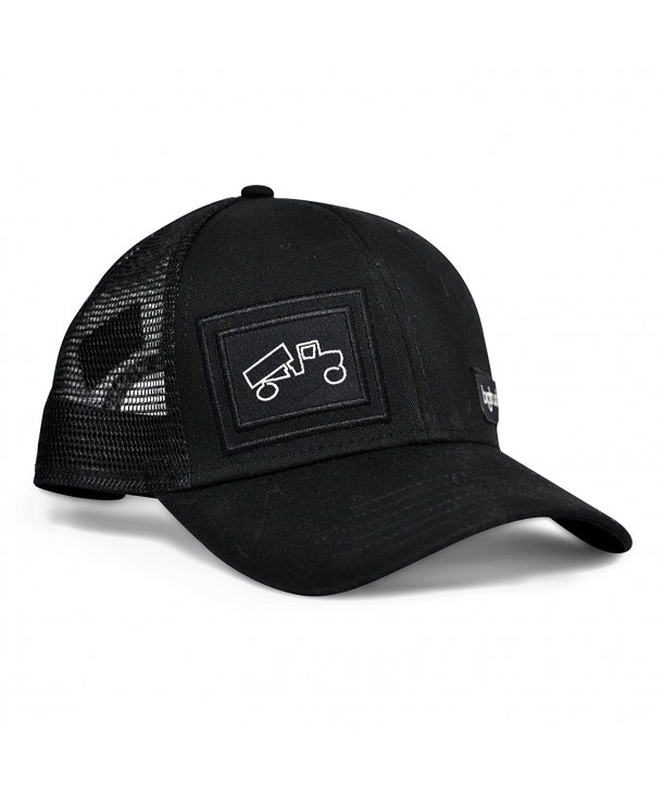bigtruck Classic G.Line Mesh Snapback Baseball Hat- Black On Black - CT12E6U5PAF