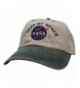 Armycrew NASA I Need My Space Embroidered Two Tone Pigment Dyed Cotton Cap - Beige Dk Green - CB12DVNZF3V