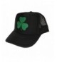 P&B Shamrock- Saint Patrick's Day Irish Day Adjustable Unisex Hat Cap - Black - C017XHNYS9O