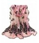 170x38cm HENGSONG Women Peacock Flower Lace Scarf Wrap Shawl Pashmina - Pink - CT12DRBB7OD