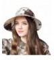 Home Prefer Womens Cotton Sun Hat Summer UPF 50+ Beach Hat Wide Brim Travel Hat - Light Khaki - CZ183R4E3R4
