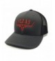 Texas Longhorn Lone Star State Hat Embroidered Mesh/Twill Cap - Black/Charcoal/Burnt Orange - CJ12D4H5G33