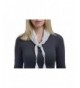 Women's Spring Fall Fashion Accessories Pleated Tassel Neckerchief (Petite Scarf) - White - C317YDRDX2D
