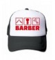 Barber Tool Trucker Hat Mesh Cap Adjustable Snapback Strap - Black - CQ12NDW7O2X