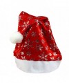 Sandistore Christmas Holiday Xmas Cap For Santa Claus Gifts Nonwoven - Silver - CT127YWQH0F