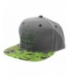 Enimay Hemp Weed Marijuana 420 Ganja Stoner Leaf Adjustable Ball Cap Hat - Marijuana Gray - CA17YDZC9S8