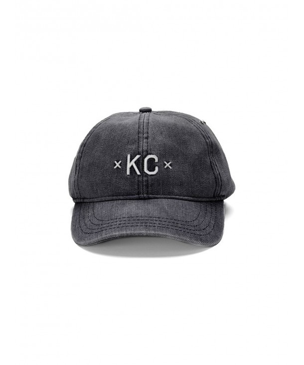 KC Dad Hat- 6 Panel Adjustable Baseball Cap- Locally Sold- Kansas City Themed- Made Urban Apparel - Navy - CJ184W6YKDG