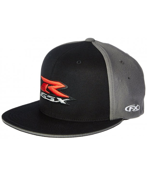 Factory Effex 15-88446 Suzuki 'GSXR' Flex-Fit Hat (Black- Small/Medium) - C01182JDWJJ