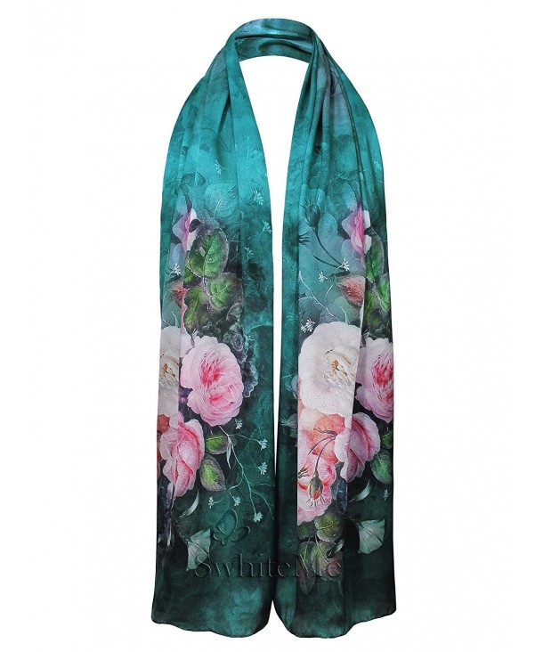 Swhiteme Luxurious 100% Silk Charmeuse Long Scarf - NAME? - CY11PW9GE0L