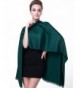 Camii Mia Women's Solid Soft Shawl Wrap - Black Green - CN12D7VJUKV