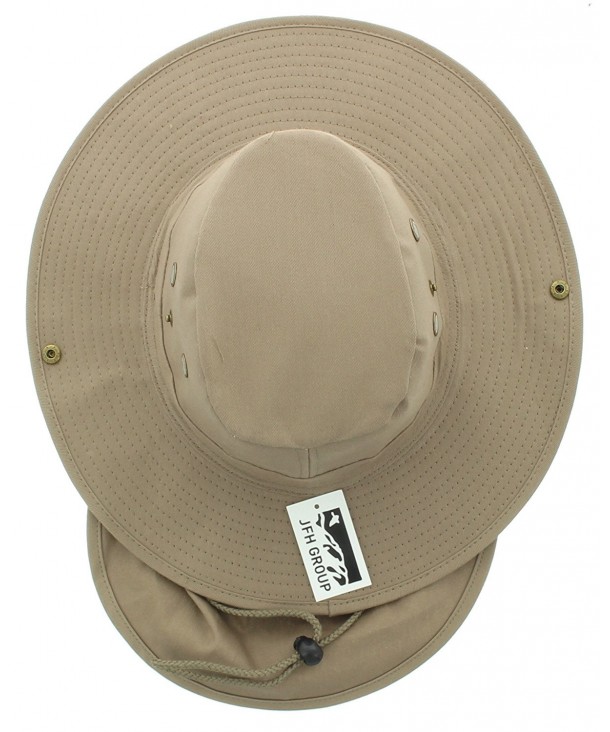 JFH Wide Brim Bora Booney Outdoor Safari Summer Hat w/Neck Flap