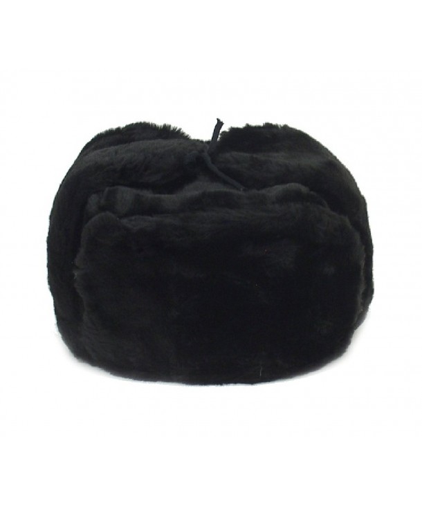 Russian Winter Hat *Shapka-Ushanka*BLACK*Size S (metric 56) - CE11HYRYGQ3
