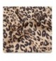 Silky Fashion Brown Leopard Print Soft Scarf Shawl Wrap for women girl - C911N6CWVPX