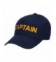 Captain Embroidered Cap Navy OSFM
