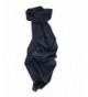 Mulberry Silk Hand Dyed Long Scarf Dark Blue from Pashmina & Silk - CW12E2R0ZWV