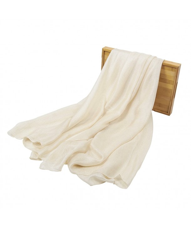 Sangbo Lightweight Solid Color Scarf -Soft Scarf for Women Gift Idea - Beige - C6182K6MLDK