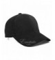 Black Suede Leather Adjustable Baseball Cap Hat Made in USA (One Size) - CY122DGDYXF
