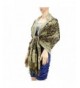 USBingoshop Women Elegant Cashew Soft Woven Silk Pashmina Shawl Wrap Scarf 80" x 27" - 12-brown - CO182GLCWK7